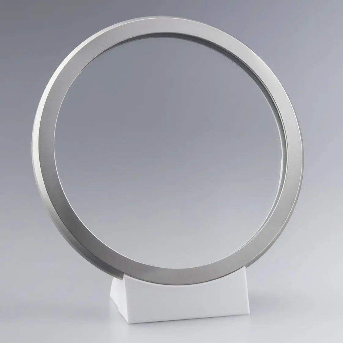 Grande Médaille de Naissance Personnalisée Photo en Verre et Métal Zephyr Paris