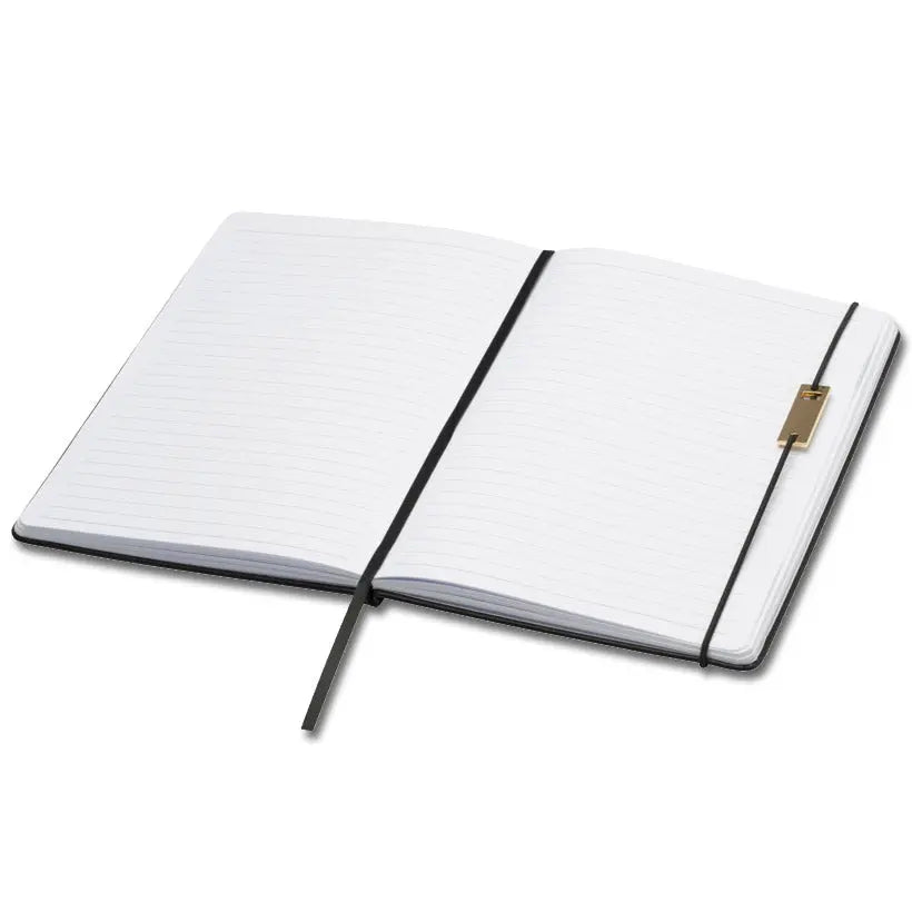 Coffret Cadeau Legato – Carnet A5 et Stylo Roller Personnalisable Noir Zephyr Paris