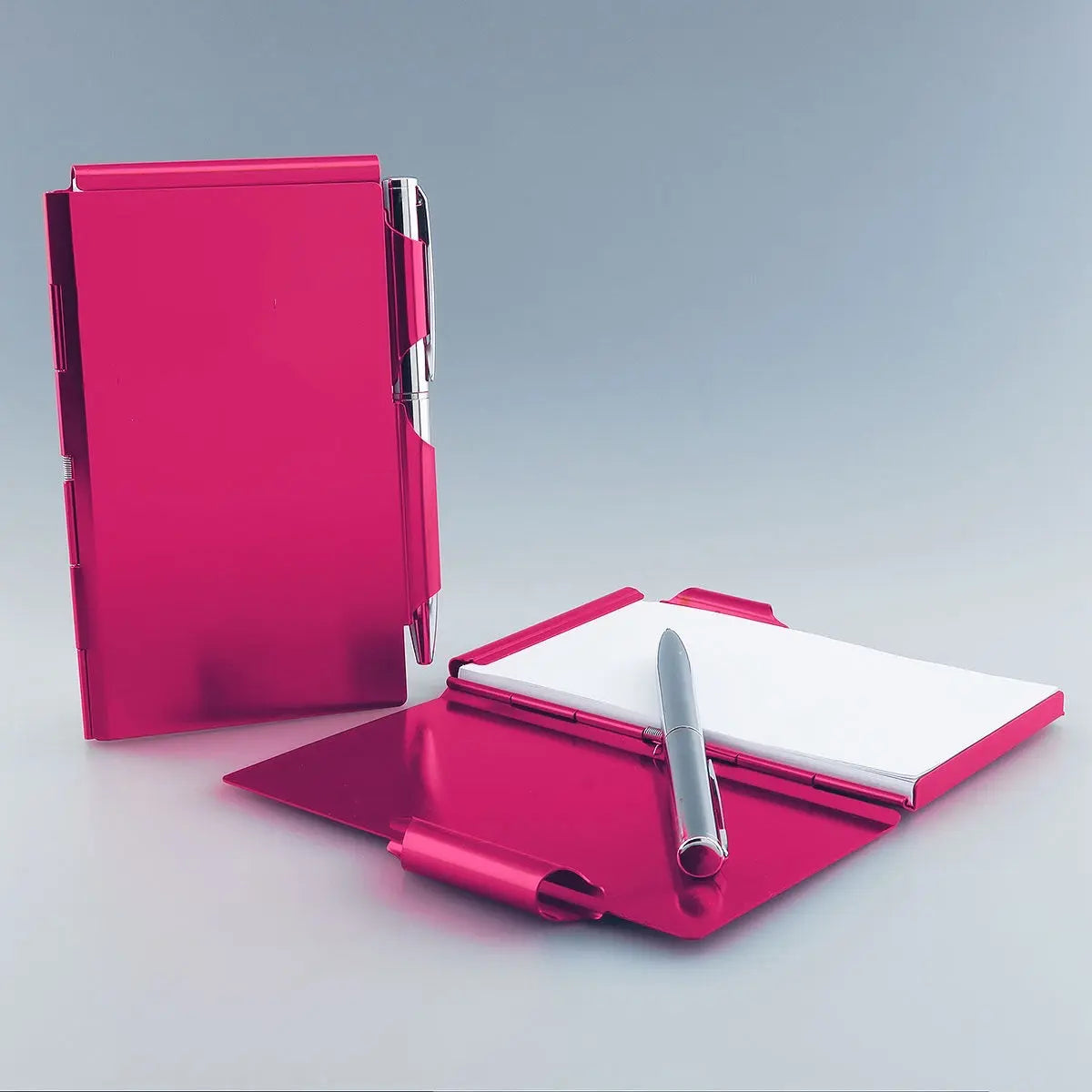Bloc Notes Métal Personnalisable avec Stylo Zephyr Paris