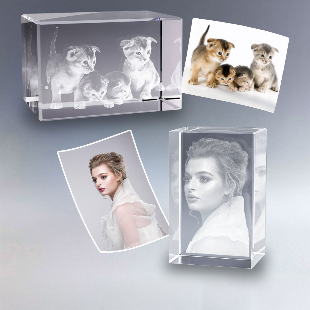 Blocs en verre rectangulaires à personnaliser