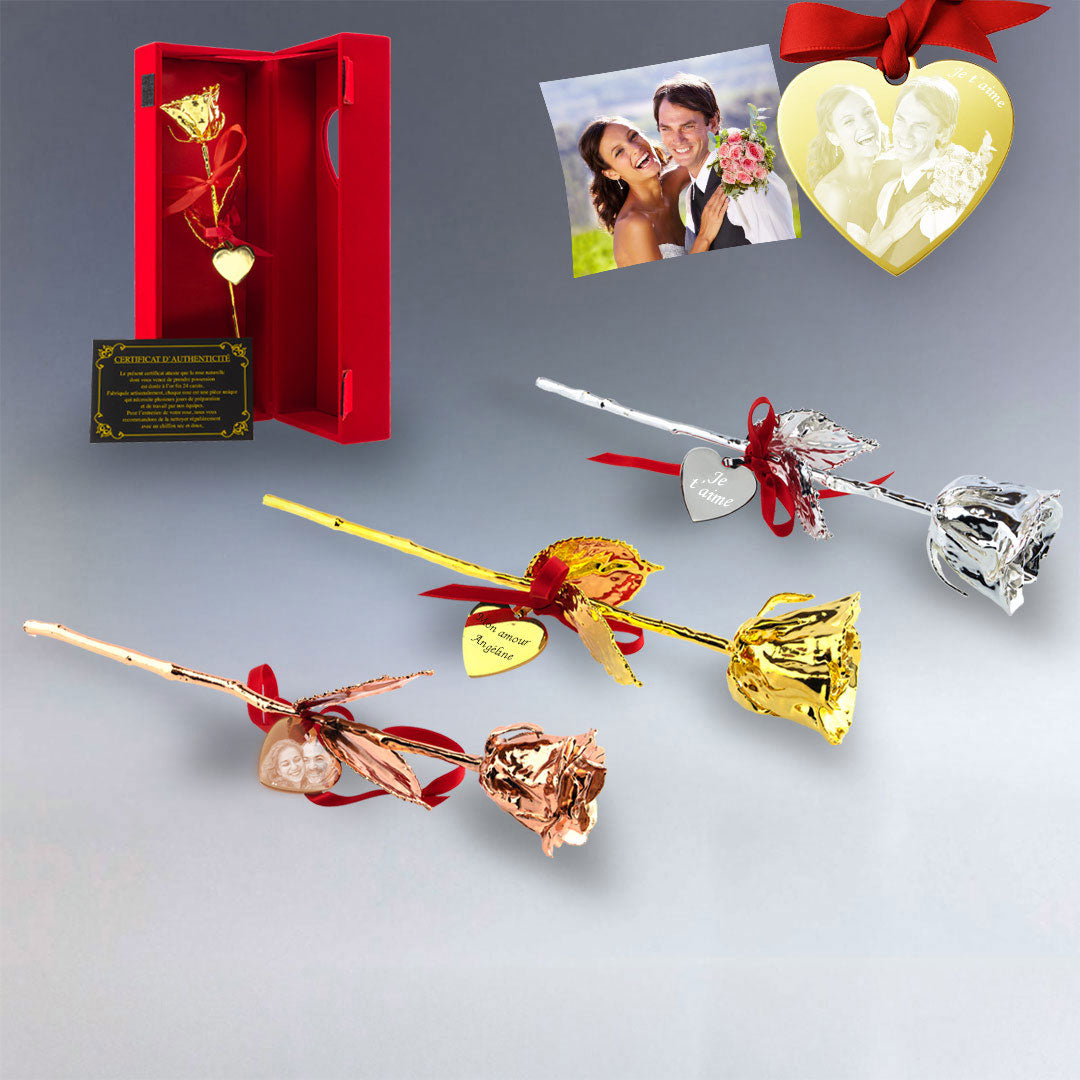 Offrez l’émotion durable avec nos Roses Éternelles. Présentées en écrin ou coffret cœur, elles symbolisent l’amour et l’élégance, sans se faner. Un cadeau inoubliable et raffiné.