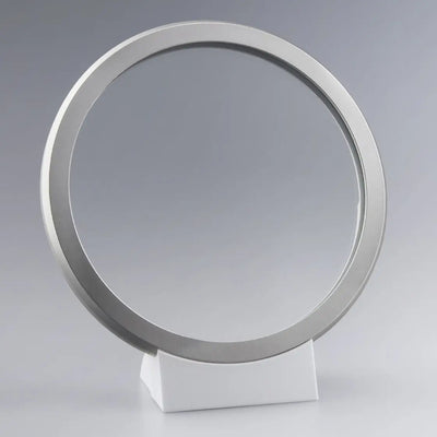 Grande Médaille de Naissance Personnalisée Photo en Verre et Métal Zephyr Paris
