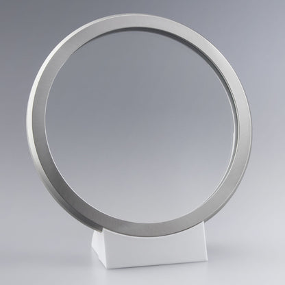 Grande Médaille de Naissance Personnalisée Photo en Verre et Métal