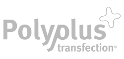 Logo de Polyplus Transfection, société du secteur biotechnologique, utilisatrice des trophées Zephyr Pro pour ses événements.