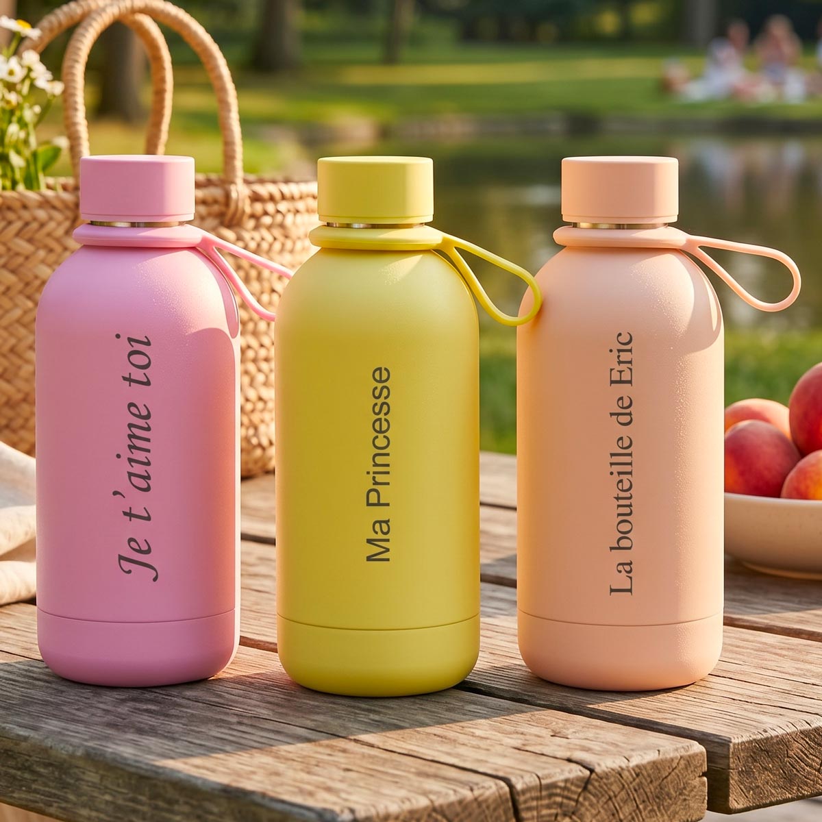 Bouteille isotherme Blush 500 ml à personnaliser – Intérieur céramique