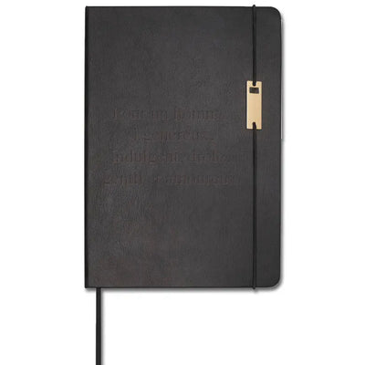 Coffret Cadeau Legato – Carnet A5 et Stylo Roller Personnalisable Noir Zephyr Paris