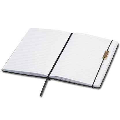 Coffret Cadeau Legato – Carnet A5 et Stylo Roller Personnalisable Noir