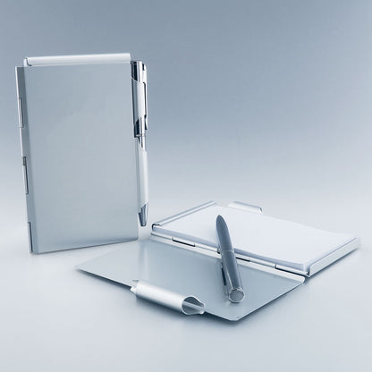 Bloc Notes Métal Personnalisable avec Stylo