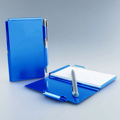 Bloc Notes Métal Personnalisable avec Stylo Zephyr Paris