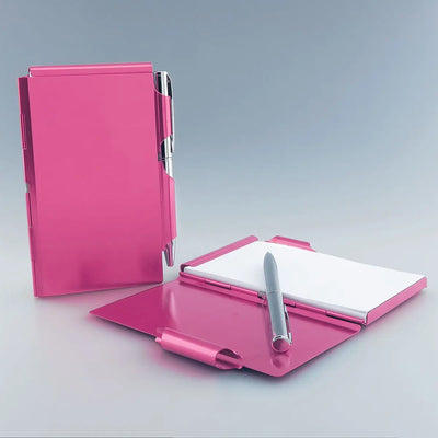 Bloc Notes Métal Personnalisable avec Stylo Zephyr Paris