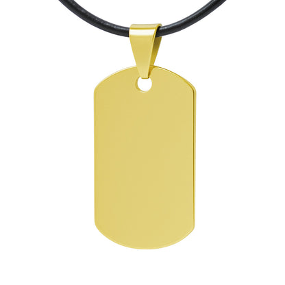 Pendentif Mini Rectangle Personnalisable